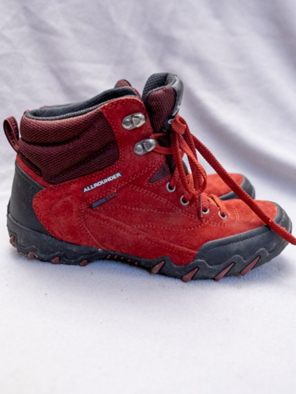 Mephisto Allrounder NIGATA-TEX Red Waterproof ALLRO-TEX hiking boot women 8